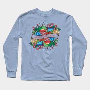 Mery Christmas Lovely Design Long Sleeve T-Shirt